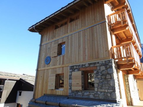 Facade soleil - Location chalet vacance Valmorel